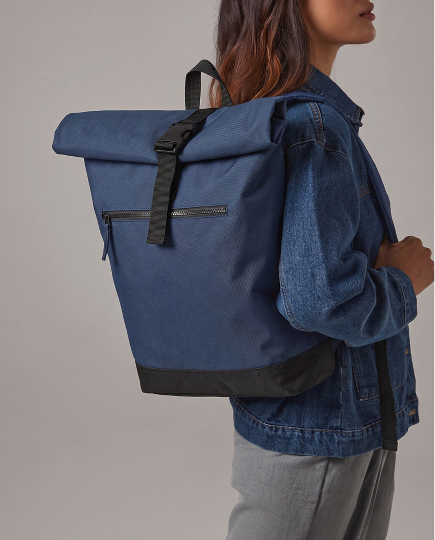 HMS Belfast Navy Roll Top Backpack