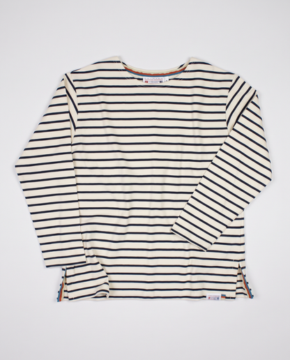 Breton T-Shirts with Three-quarter-length Sleeves