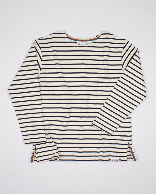 Breton T-Shirts with Three-quarter-length Sleeves