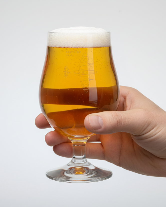 Spitfire Crystal Beer Glass