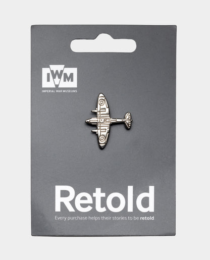 spitfire pin badge