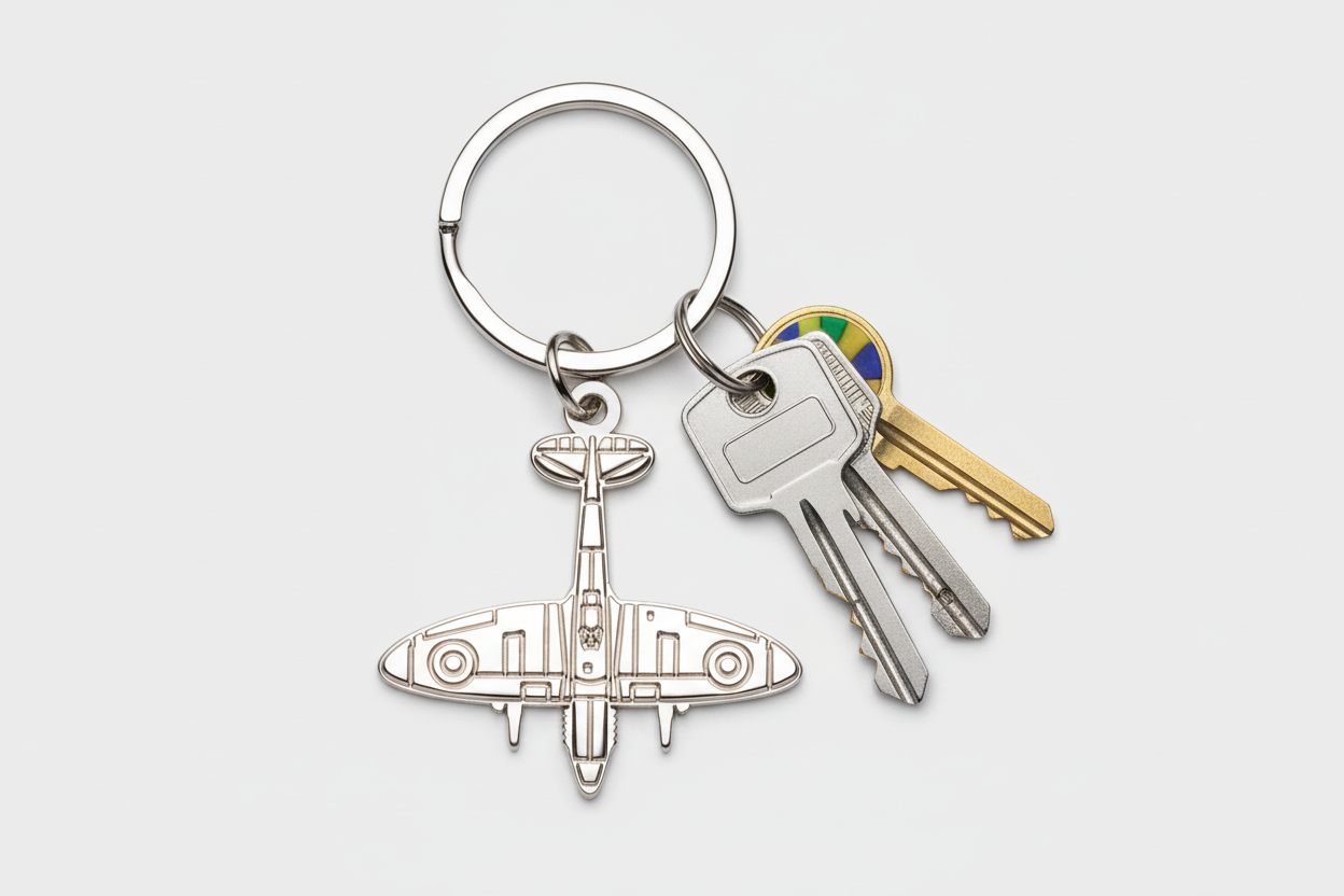 Spitfire Blueprint Keyring