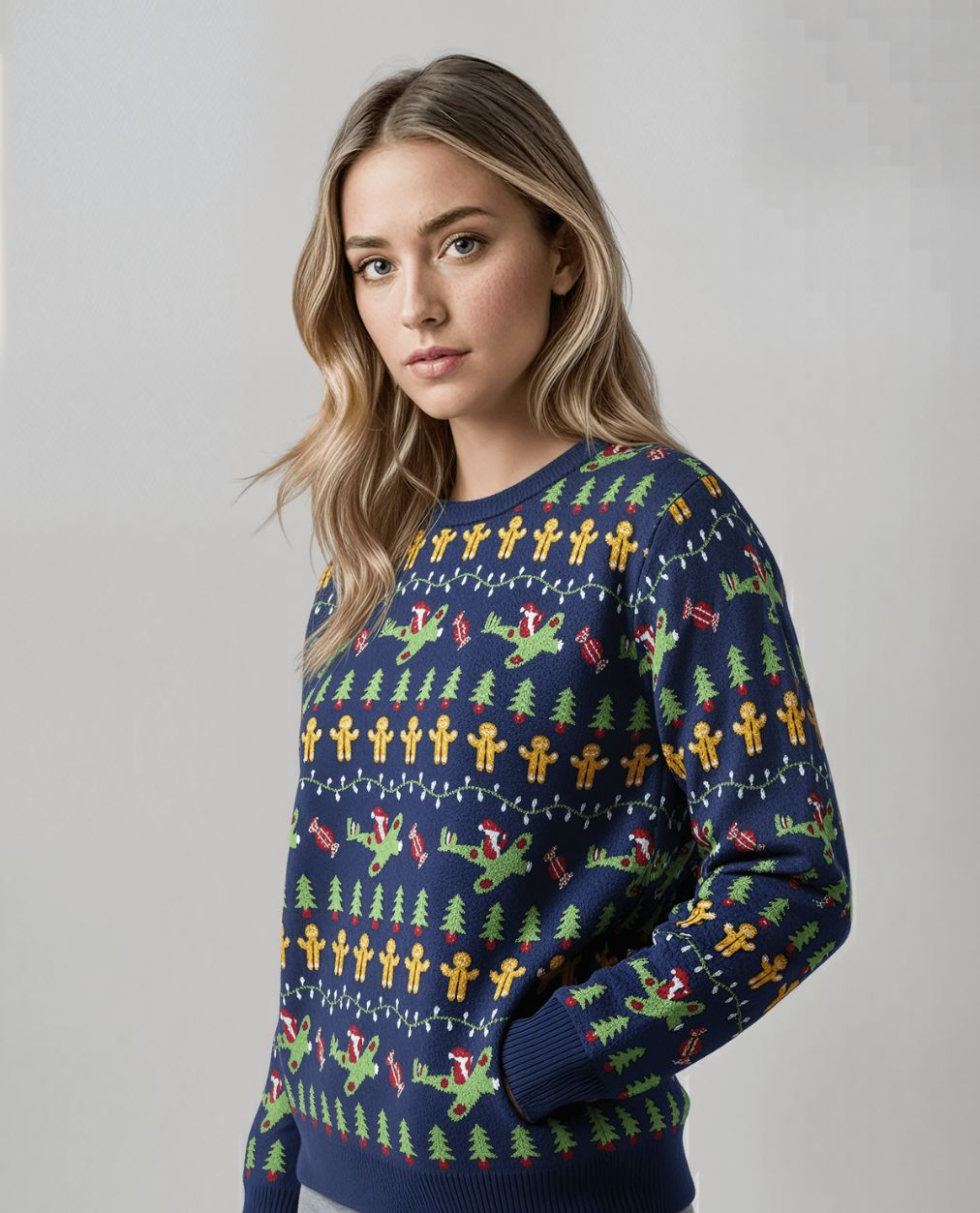 Santa in a Spitfire Christmas Jumper