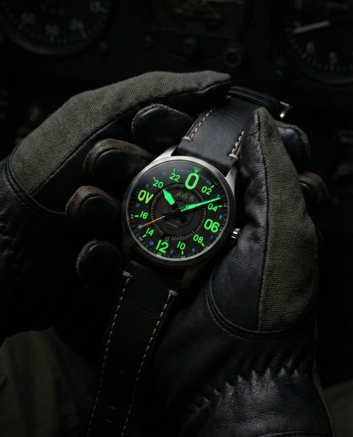 Limited Edition Avi-8 N3200 Spitfire Automatic Watch
