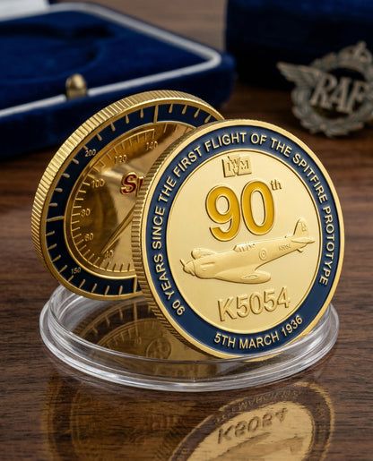 Spitfire 90th Anniversary Souvenir Coin
