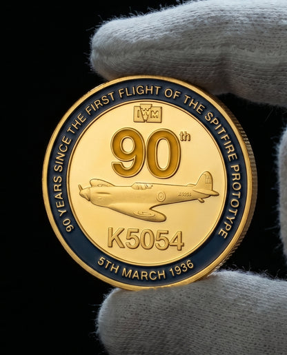 Spitfire 90th Anniversary Souvenir Coin