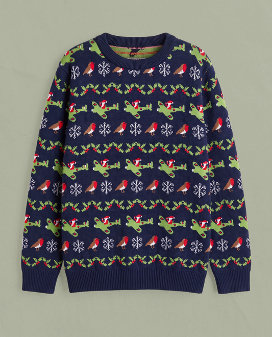 Santa in a Spitfire Christmas Jumper 2026