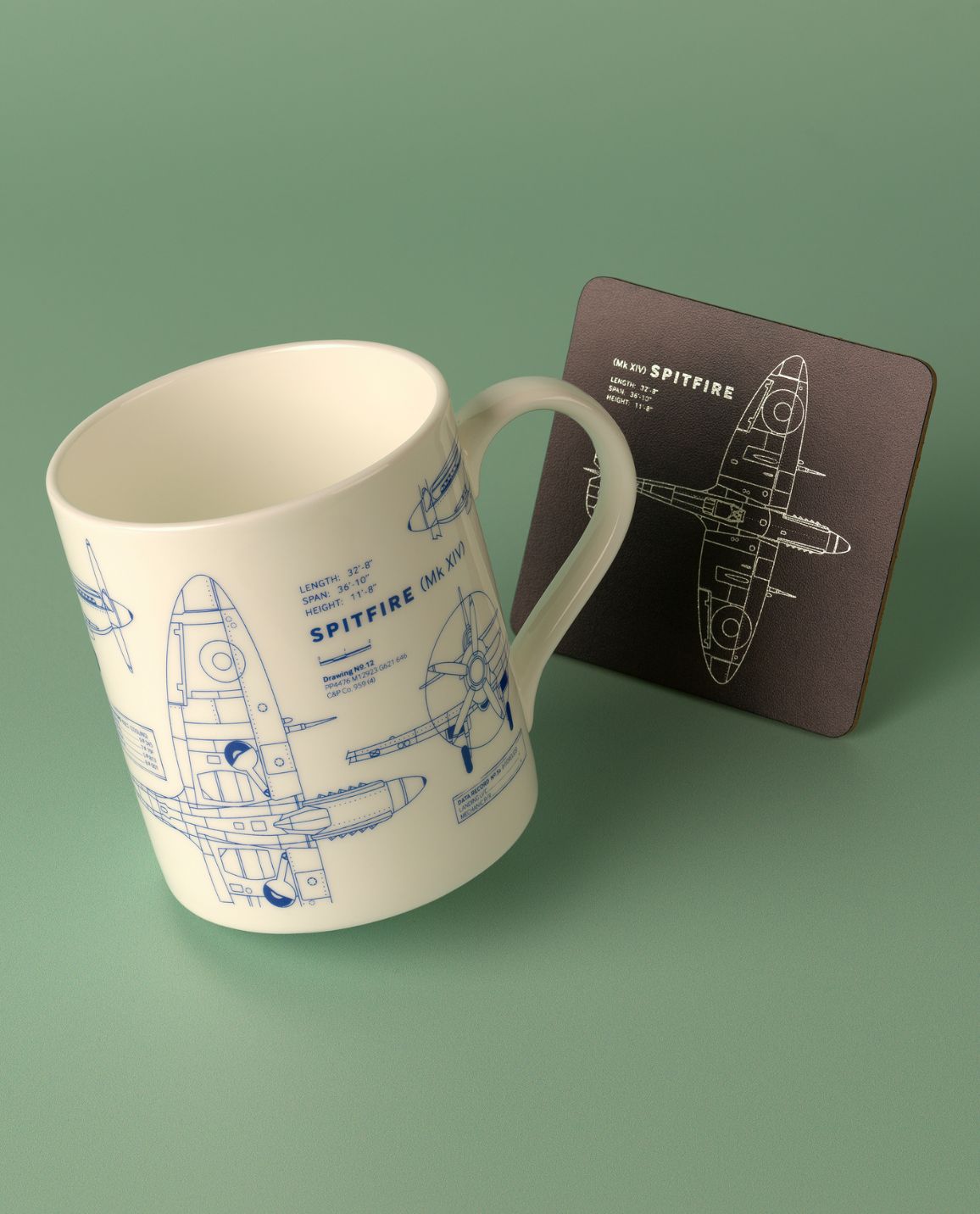 Spitfire Mug & Coaster Gift Set
