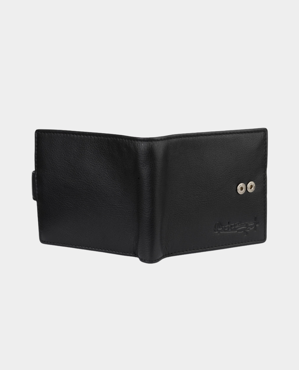 BLACK LEATHER WALLET