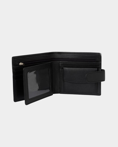 BLACK LEATHER WALLET