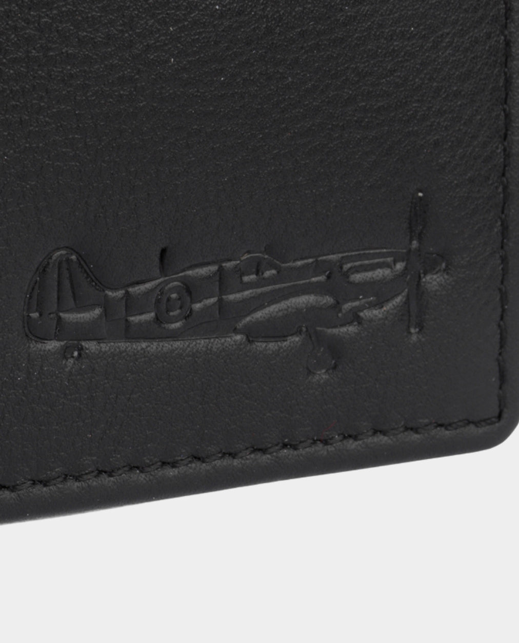 BLACK LEATHER WALLET