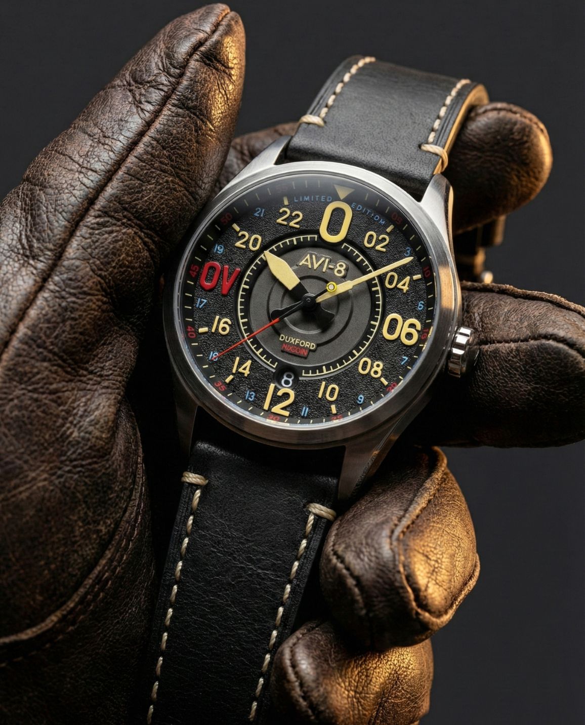 Avi-8 N3200 Spitfire Watch | 24 Hour Automatic Limited Edition