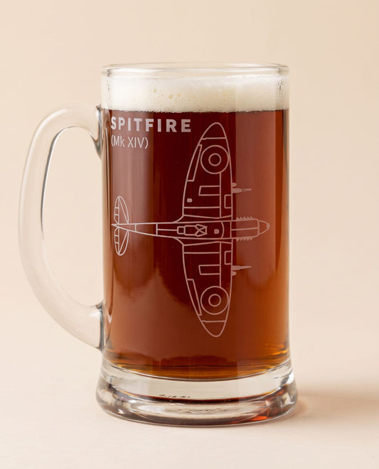 Spitfire Blueprint Crystal Tankard