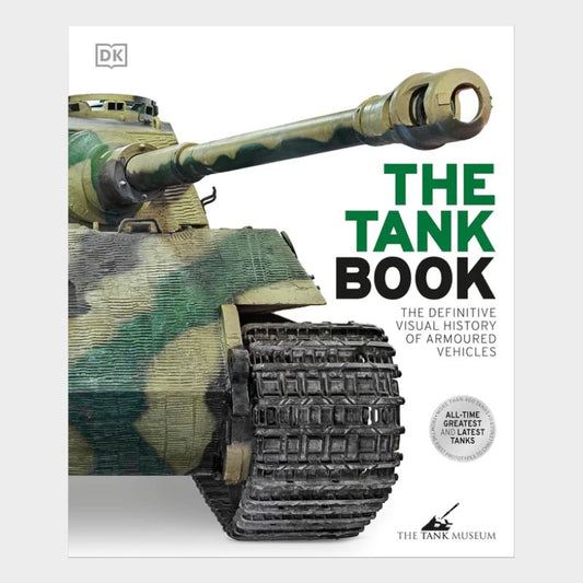 Book cover of 'The Tank Book' with a tank illustration on a white background