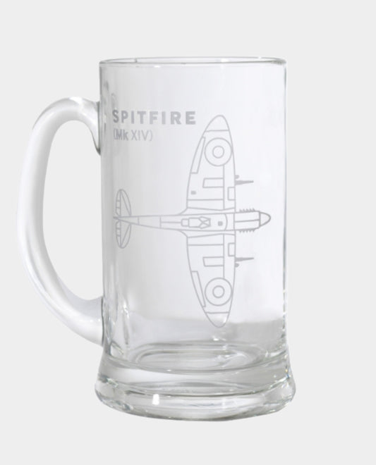 Spitfire Blueprint Crystal Tankard