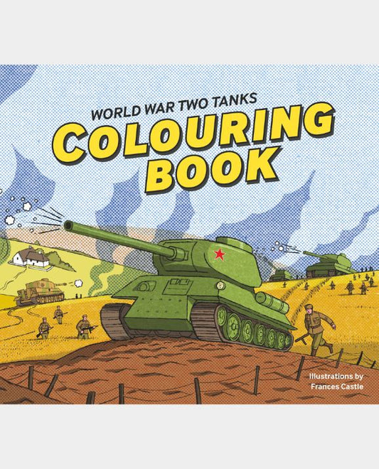WW2 Tanks Colouring Book