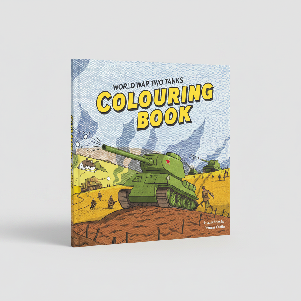 World War Two Tanks Colouring Book