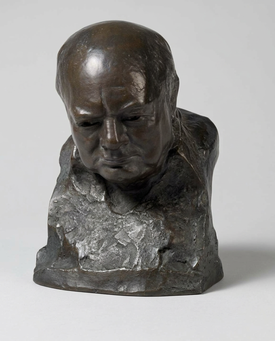 Nemon Medium Bronze Churchill Bust