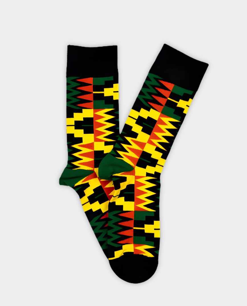 Pan-African Black Socks