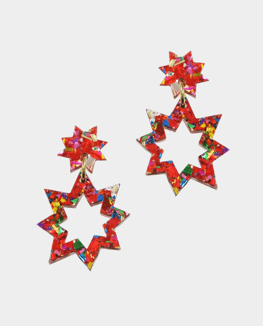 Confetti Spark Drop Earrings