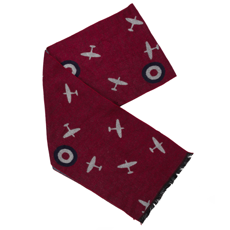 Spitfire and roundels scarf 2