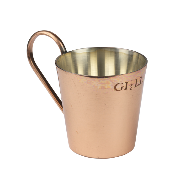 Brass Half Gill Rum Cup image 1