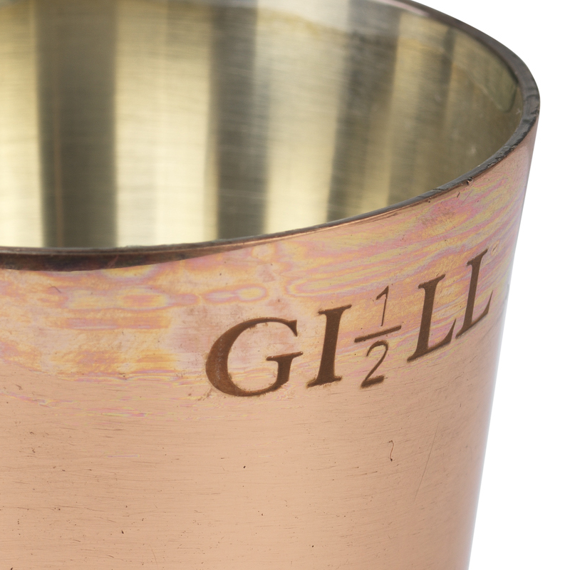Brass Half Gill Rum Cup image 3