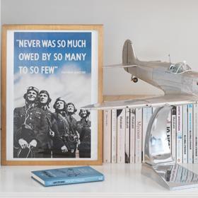 <p><span style="font-size: medium;"><span style="color: #d1153c;"><strong>Welcome to our collection of Spitfire Books, where you can find some of the best Spitfire books. Our handpicked selection of books on Spitfire is curated by our in-house experts at the Imperial War Museum, ensuring that you get only the highest quality books that offer an in-depth look at this iconic aircraft.</strong></span><br /></span><br />At the Imperial War Museum, we have a special connection to the Spitfire. This legendary aircraft played a vital role in the Royal Air Force during World War II, and we are proud to have a number of Spitfires in our collection. Our experts have carefully selected the best Spitfire books that offer a comprehensive understanding of the aircraft's backstory, creation and wartime service. Our range of Spitfire books includes fascinating testimonies from former wartime pilots, detailed technical specifications, and captivating stories that will transport you back in time to the skies over Europe during the Second World War. Whether you're a history buff, an aviation enthusiast, or simply looking for a great read, our selection of books on Spitfire is sure to impress.</p>
<p><a href="https://shop.iwm.org.uk/c-spitfire-gifts-and-memorabilia" target="_blank">Spitfire Gifts</a></p>
